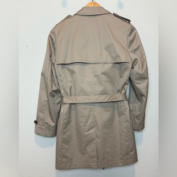 Ralph Lauren Boys Classic Beige Trench Coat Overcoat Size 12 All Weather - Picture 3 of 13